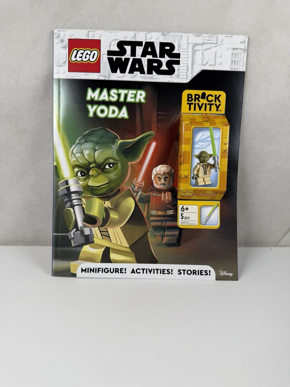 LEGO Star Wars Master Yoda Activity Book 2025 NEW Includes Minifigure Yoda Toy